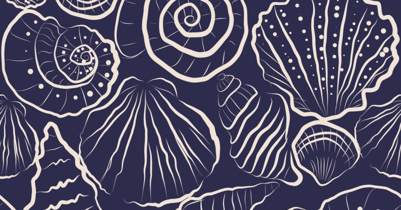Waves - Seamless pattern vector Royalty-Free French Design