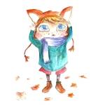 Mini autumn fox