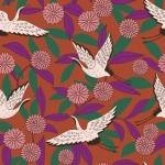 FLOWERED CRANE