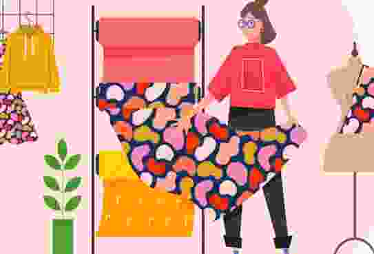 print a seamless pattern in 6 steps