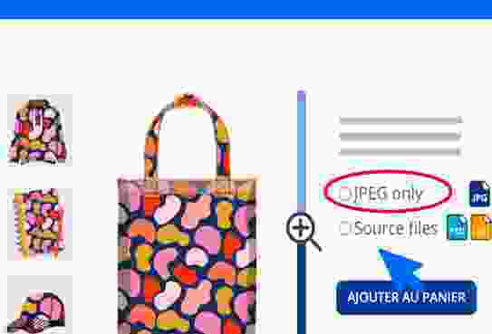 I select my surface pattern on French design