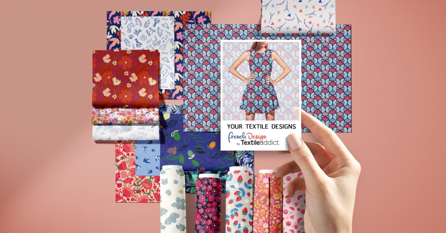 your textile designs on French Design by textile addict