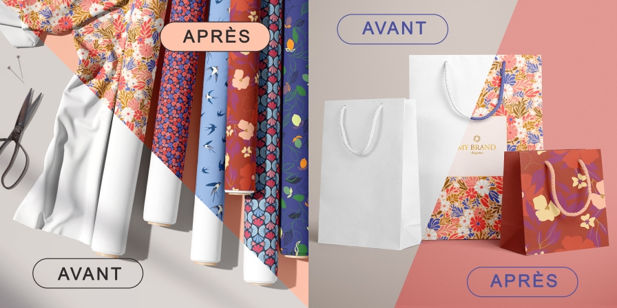 personnalisez vos tissus et packagings avec les motifs french design by textile addict